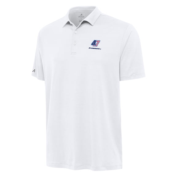 Men's Antigua White Ricky Stenhouse Jr. Reprocess Polo