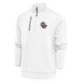 thumbnail image 1 of Men's Antigua  White Rocket City Trash Pandas Generation Quarter-Zip Pullover Top, 1 of 1