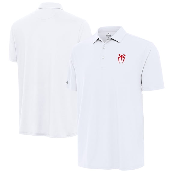 Men's Antigua White Roman Reigns Era Polo