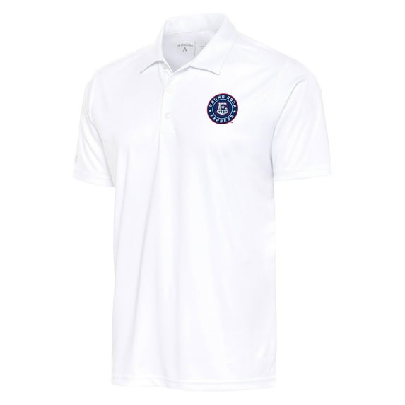 Men's Antigua White Round Rock Express Tribute Polo