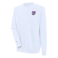 thumbnail image 1 of Men's Antigua  White Sacramento Kings Victory Pullover Sweatshirt, 1 of 1