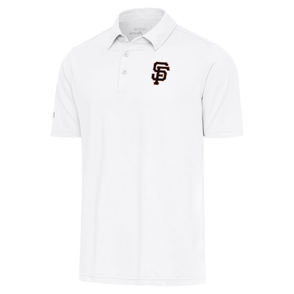 Men's Antigua White San Francisco Giants Par Polo