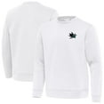 thumbnail image 1 of Men's Antigua White San Jose Sharks Relevant Lightweight Pullover Sweatshirt, 1 of 3