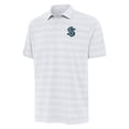 thumbnail image 1 of Men's Antigua White Seattle Kraken Tunnel Polo, 1 of 1