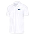 thumbnail image 1 of Men's Antigua White Seattle Seahawks Team Logo Throwback Tribute Polo, 1 of 1