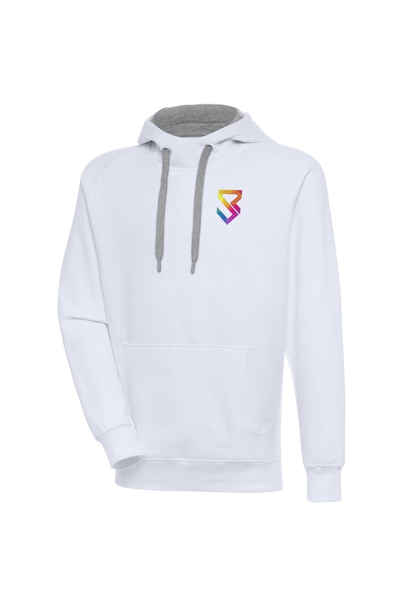 Men's Antigua White Seth "Freakin" Rollins Victory Pullover Hoodie