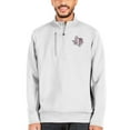 thumbnail image 1 of Men's Antigua White/Silver Texas Southern Tigers Generation Quarter-Zip Pullover Jacket, 1 of 1