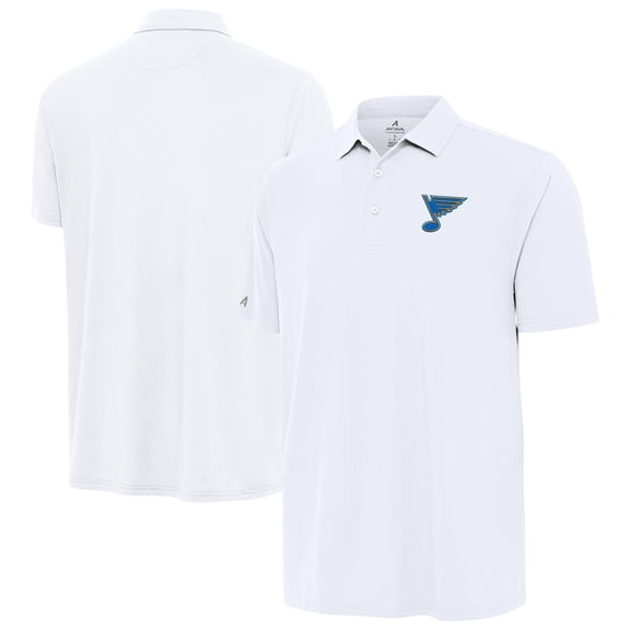 Men's Antigua White St. Louis Blues Era Polo