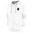 thumbnail image 1 of Men's Antigua White St. Louis City SC Logo Victory Full-Zip Hoodie, 1 of 1