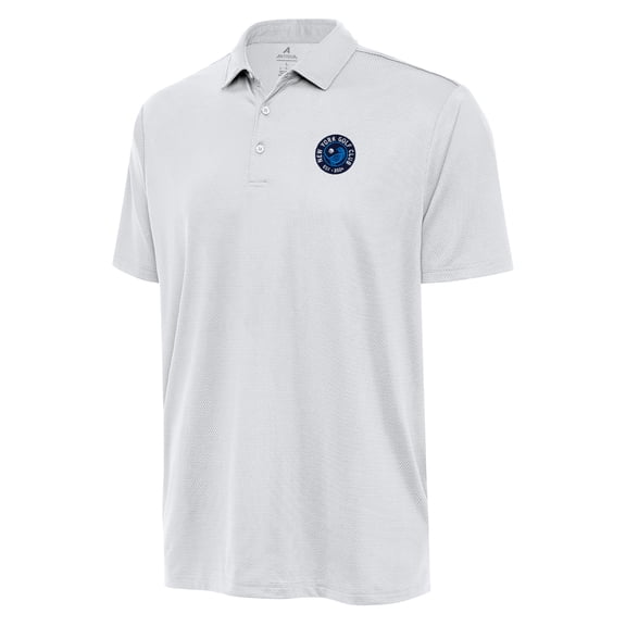 Men's Antigua White TGL New York Golf Club Ellipse Performance Polo