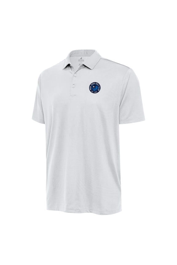 Men's Antigua White TGL New York Golf Club Ellipse Performance Polo