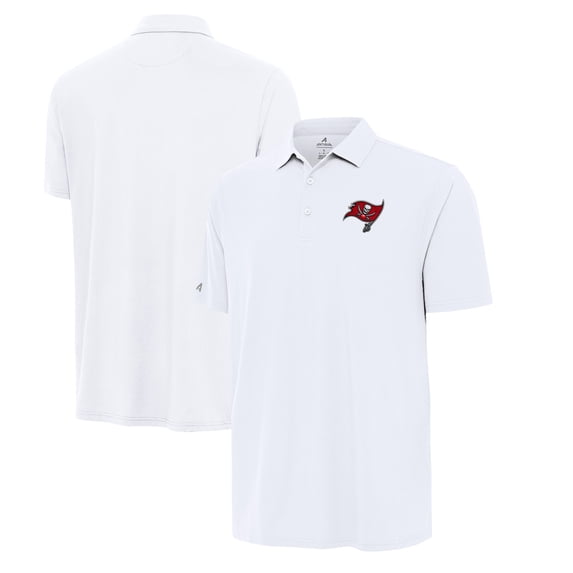 Men's Antigua White Tampa Bay Buccaneers Era Polo