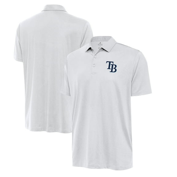 Men's Antigua  White Tampa Bay Rays Eclipse Polo