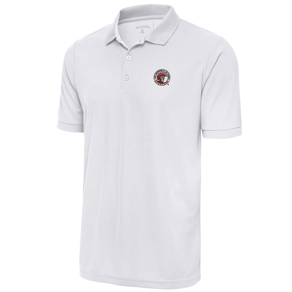 Men's Antigua White Tampa Spartans Big & Tall Legacy Pique Polo