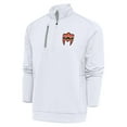 thumbnail image 1 of Men's Antigua  White The Ultimate Warrior Generation Quarter-Zip Pullover Top, 1 of 1