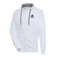 thumbnail image 1 of Men's Antigua  White Toledo Mud Hens Victory Full-Zip Hoodie, 1 of 1
