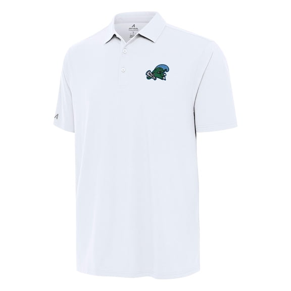 Men's Antigua White Tulane Green Wave Era Polo