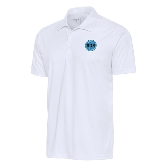 Men's Antigua White Utah Mammoth Tribute Polo
