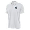 thumbnail image 1 of Men's Antigua White Vancouver Canucks Ellipse Polo, 1 of 1