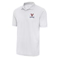 thumbnail image 1 of Men's Antigua White Virginia Cavaliers Legacy Pique Polo, 1 of 1