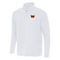 thumbnail image 1 of Men's Antigua White Washington Commanders Intent Quarter-Zip Pullover Top, 1 of 1