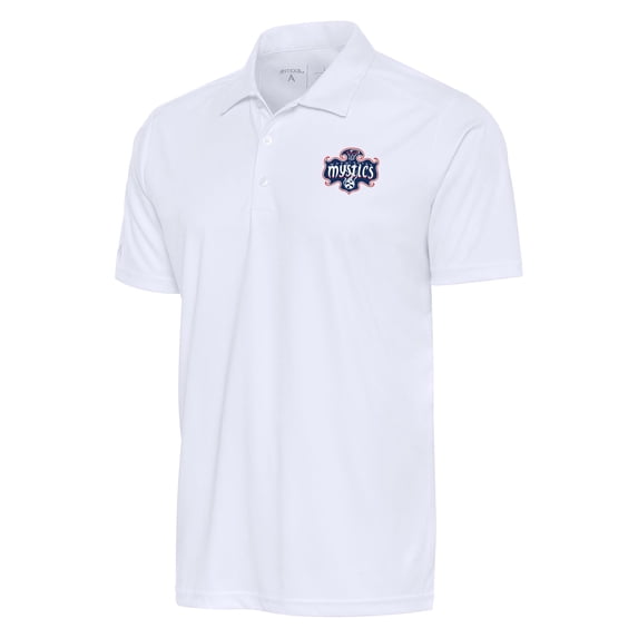 Men's Antigua White Washington Mystics Tribute Polo