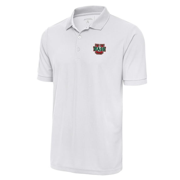 Men's Antigua White WashU Legacy Pique Polo