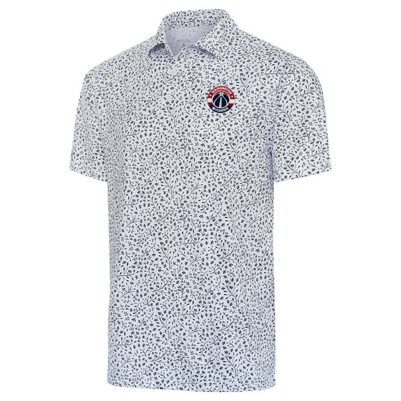 Men's Antigua  White Washington Wizards Motion Polo