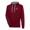 thumbnail image 1 of Men's Antigua Wine Cleveland Cavaliers Metallic Logo Victory Raglan Pullover Hoodie, 1 of 1