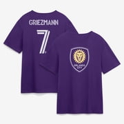 Mens Antoine Griezmann Purple Orlando City SC Authentic Name & Number T-Shirt