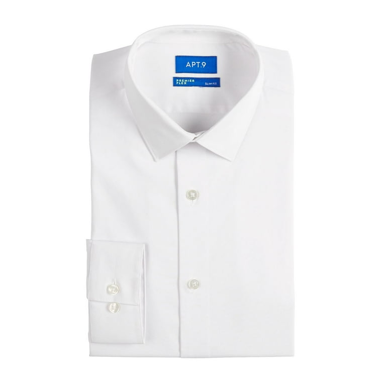 Apt 9 white dress shirt best sale
