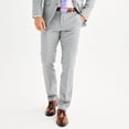 thumbnail image 1 of Men's Apt. 9® Premier Flex Performance Extra-Slim Washable Suit Pants Color: Light Gray Size: 34X34, 1 of 4