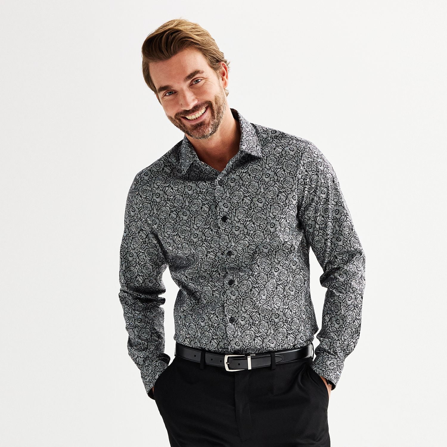 green emerald velvet dress APT 9 Mens Slim-Fit Easy-Care Premier Flex Spread Collar Stretch Dress Shirt  at Amazon Men's Clothing store main image 0
