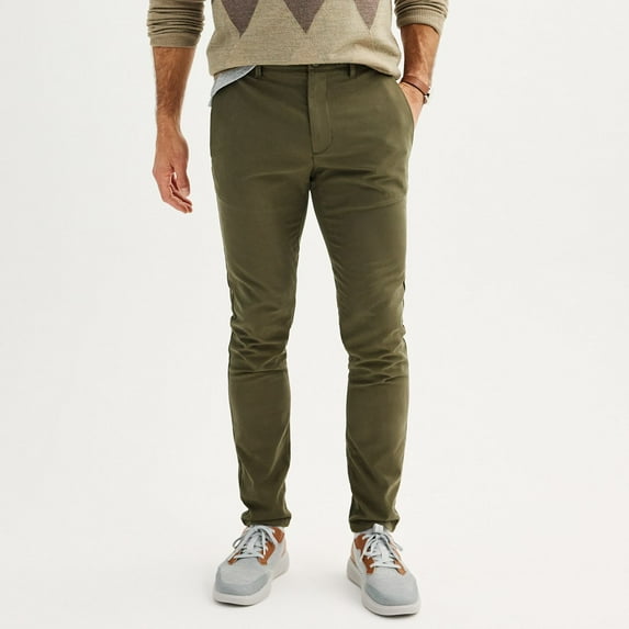 Men's Apt. 9® Tech Pants Color: Olive Green Size: 30X30