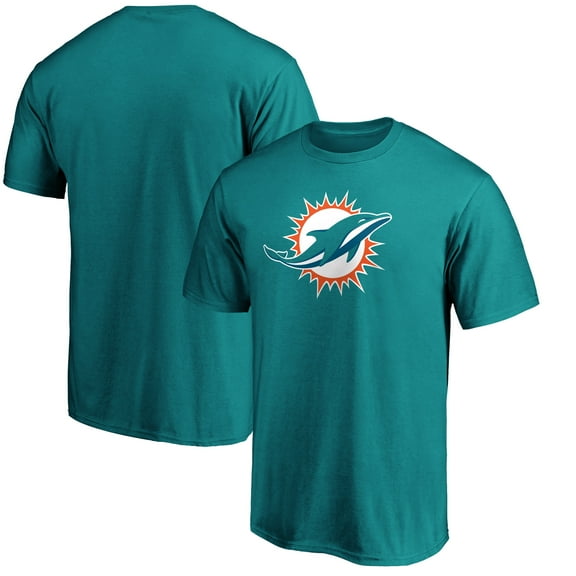 Men's Fanatics Aqua Miami Dolphins Primary Logo T-Shirt