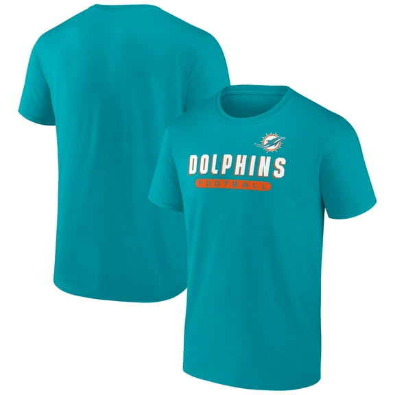 Men's Aqua Miami Dolphins Spirit T-Shirt