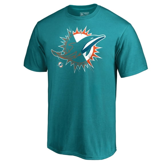 Men's Aqua Miami Dolphins X-Ray T-Shirt