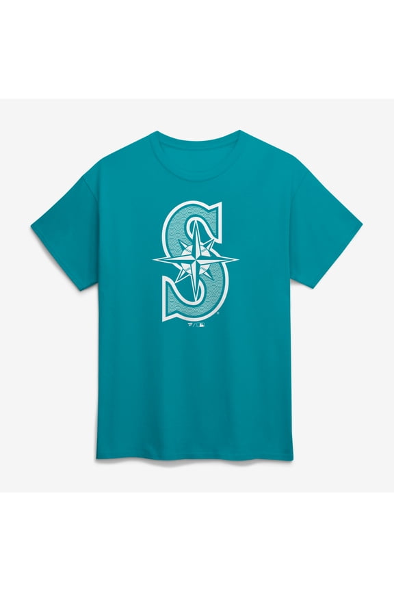 Men's Aqua Seattle Mariners Summer Wave T-Shirt