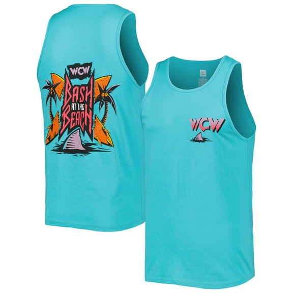 Men's Aqua WCW Bash At The Beach Tank Top