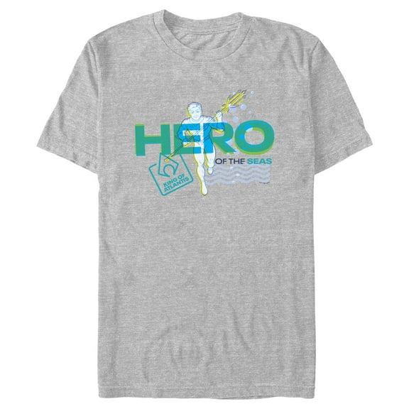 Men's Aquaman Hero of The Seas  Graphic T-Shirt