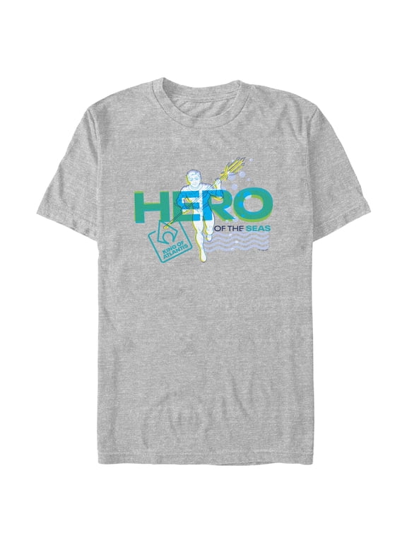 Men's Aquaman Hero of The Seas Graphic T-Shirt