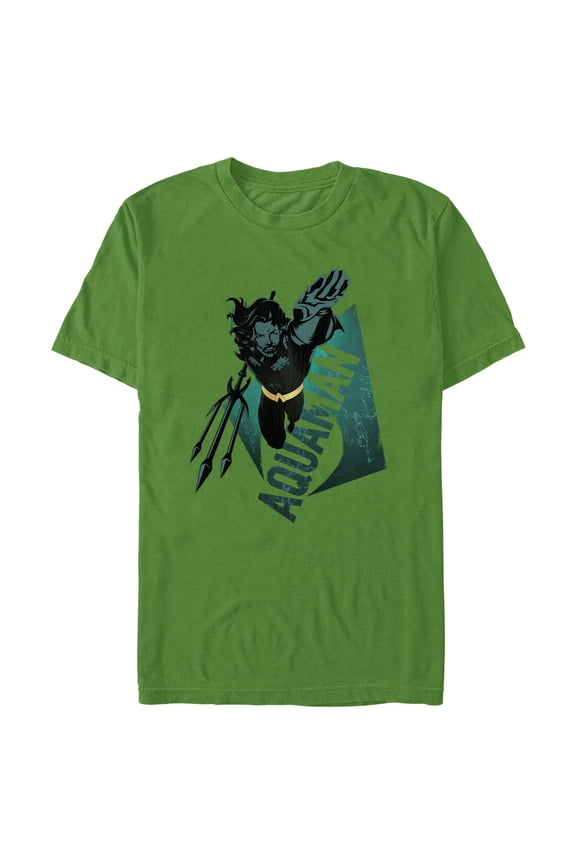 Men's Aquaman Trident King Swimming Graphic T-Shirt