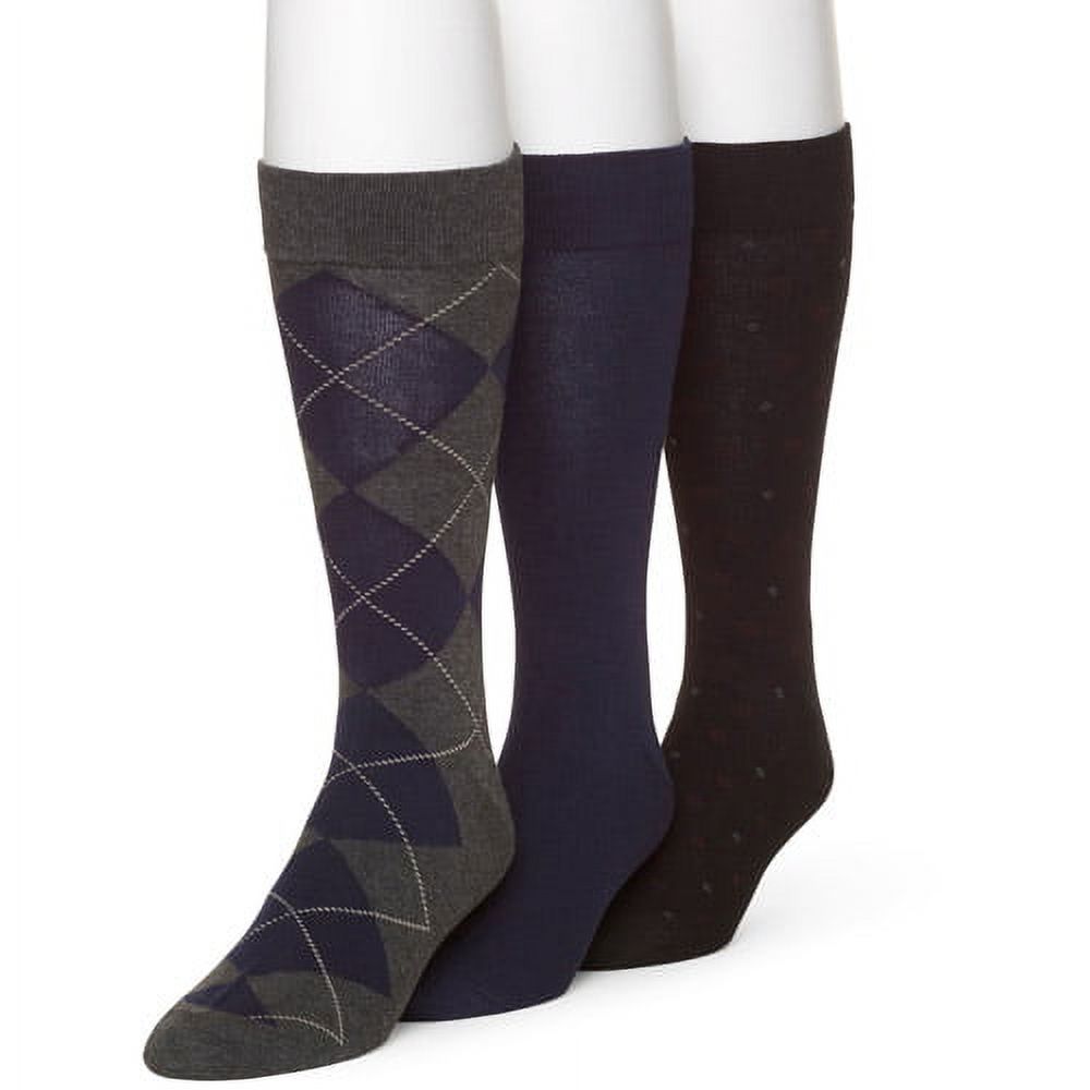 Men's Argyle Dress Fashion Socks, 3-Pairs - image 1 of 2