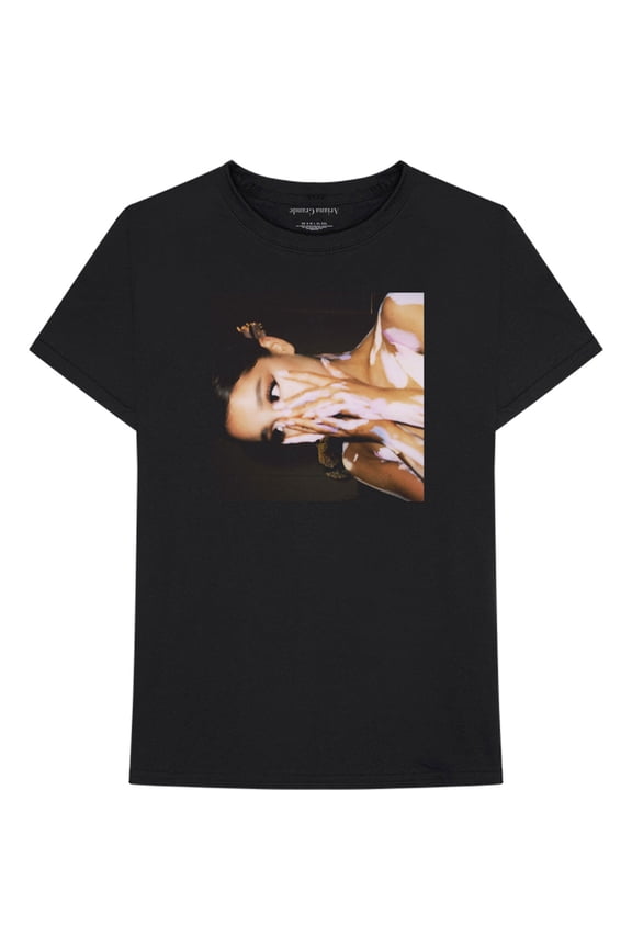 Men's Ariana Grande Side Photo T-shirt Medium Black