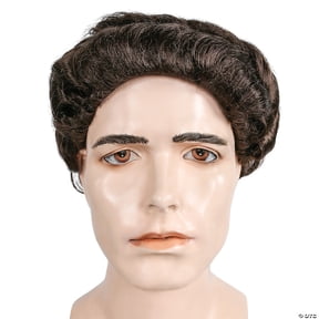 Aristocratic Colonial Man Wig - Medium Chestnut Brown
