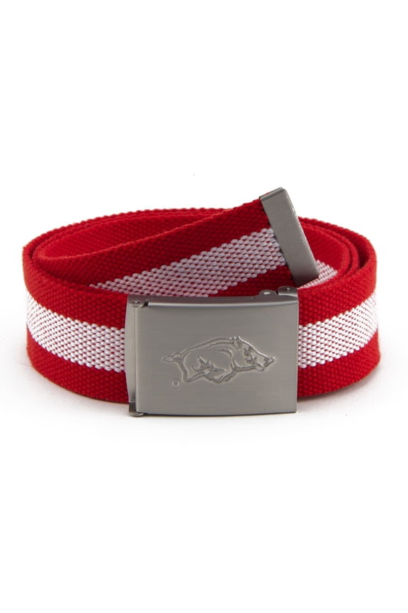 Men's Arkansas Razorbacks Fabric Belt