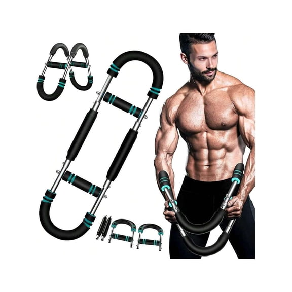 Men's Arm & Chest Workout Trainer | Detachable Portable Resistance Equipment | Home Gym Strength Training Essential For Muscle Building