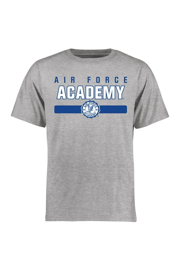 Men's Ash Air Force Falcons Air Force Academy Team Strong T-Shirt