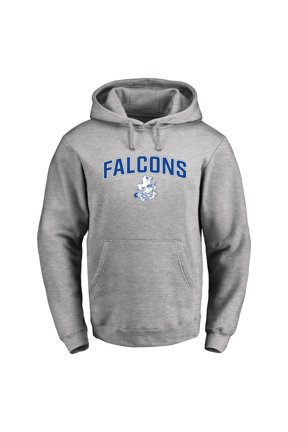 Men's Ash Air Force Falcons Proud Mascot Pullover Hoodie