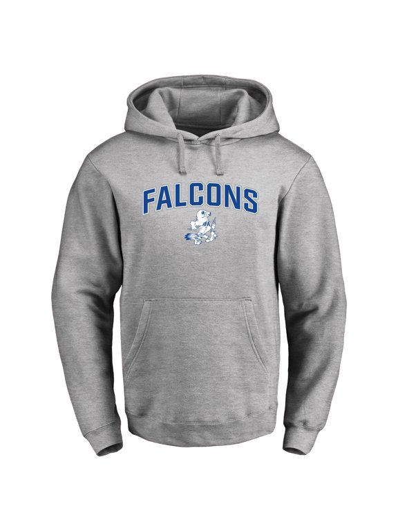 Men's Ash Air Force Falcons Proud Mascot Pullover Hoodie
